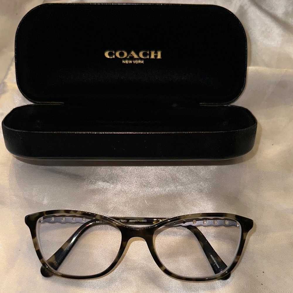 Coach Brown Tortoise Shell Glasses
